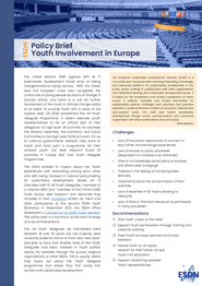 Youth Involvement in Europe