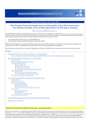Finnish National Commission on SD and the UK’s SD Commission