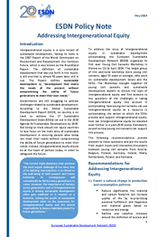 Intergenerational Equity