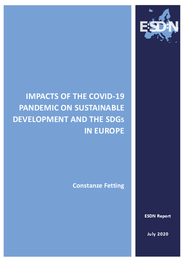 Impacts of COVID-19 on SD and the SDGs in Europe