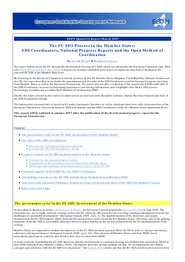 EU Sustainable Development Strategy Process in EU MS