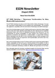 ESDN Newsletter