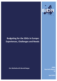 Budgeting for the SDGs: Experiences, Challenges and Needs