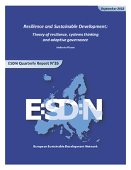 Resilience and SD: Systems Thinking and Adaptive Governance