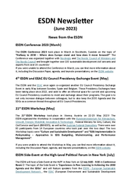 ESDN Newsletter