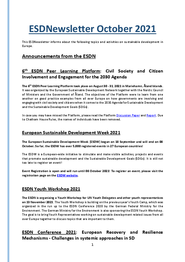 ESDN Newsletter