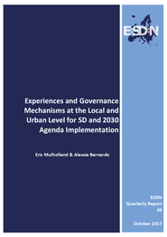 2030 Agenda Governance Mechanisms: Local and Urban Level