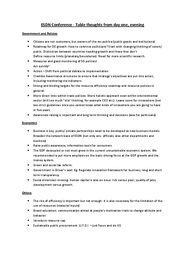 Conference Discussions Part 2