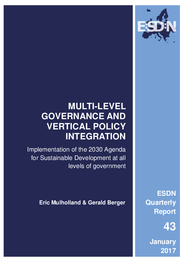 Multi-level Governance and Vertical Policy Integration
