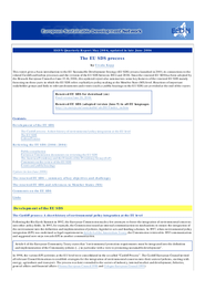The European Union Sustainable Development Strategy Process